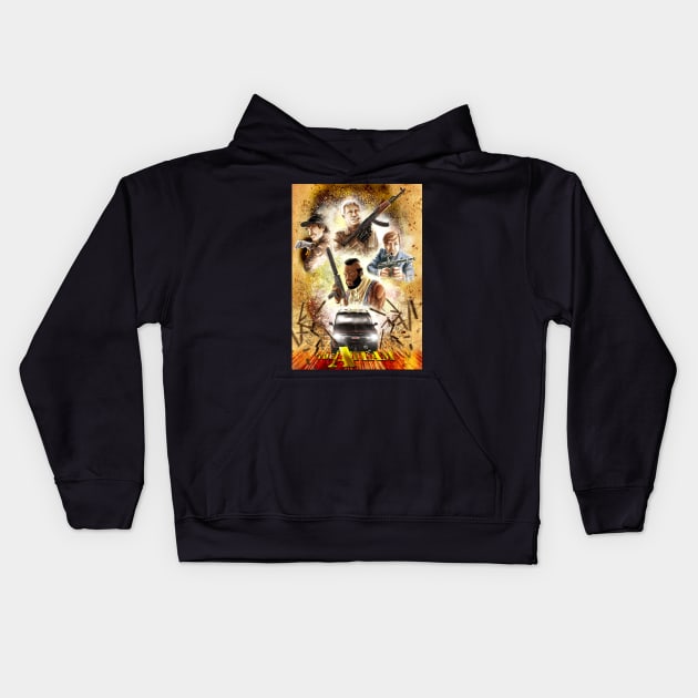 THE A-TEAM Kids Hoodie by CrazyPencilComics